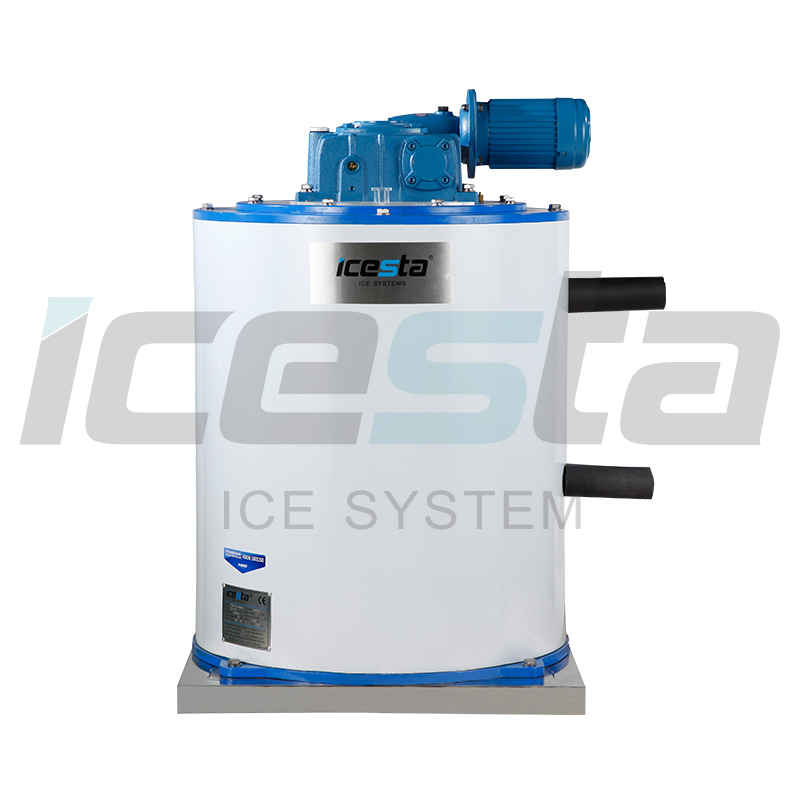 Evaporador de hielo en escamas de 1t para máquina de hielo en escamas